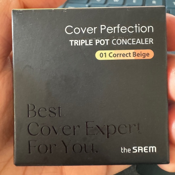 The Saem Cover Perfection Triple Concelear 01 Correct Beige - Picture 2 of 4
